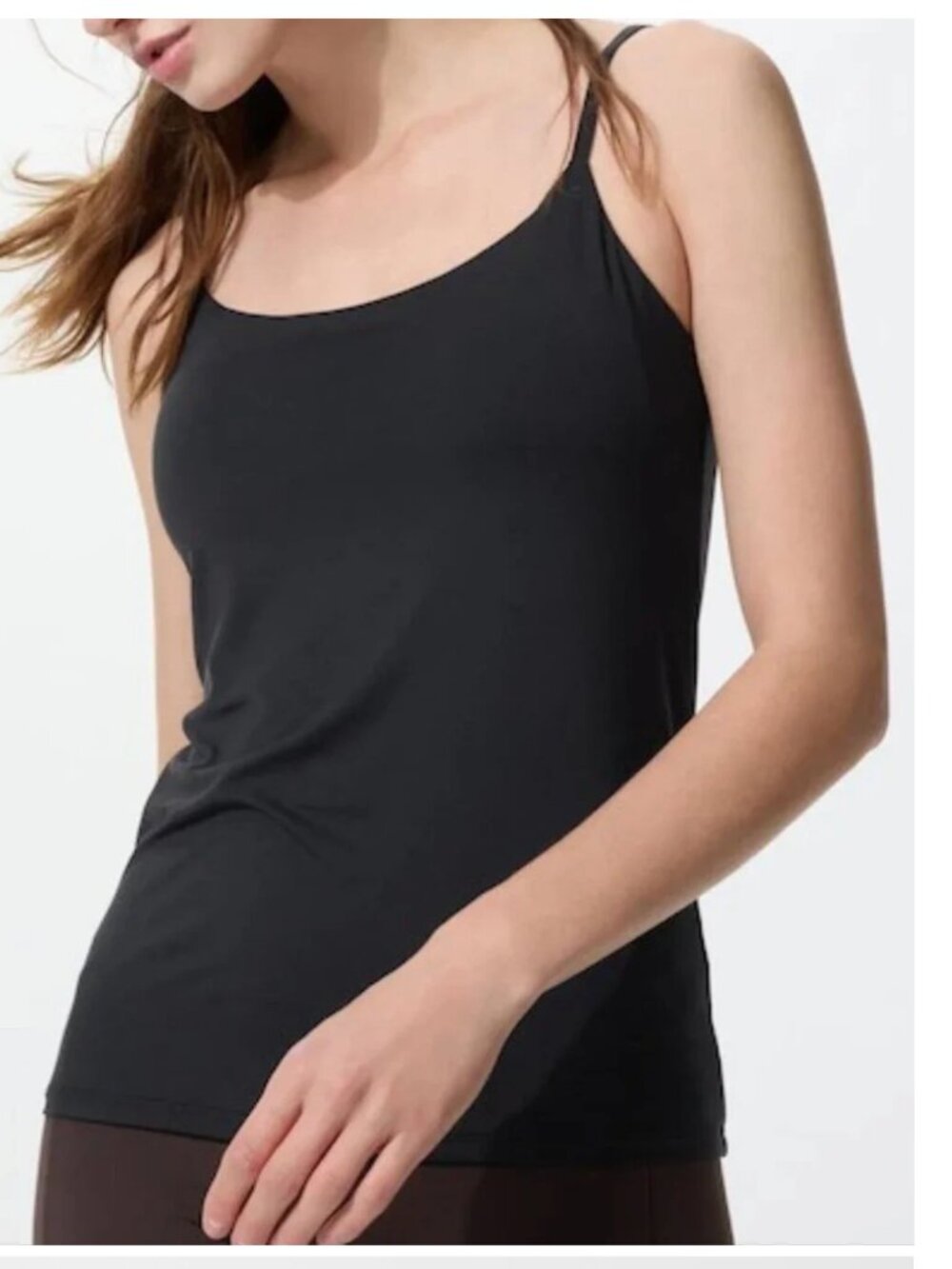 Uniqlo Airism camisole tank top black